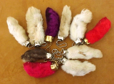 Rabbit's Foot Key Chain